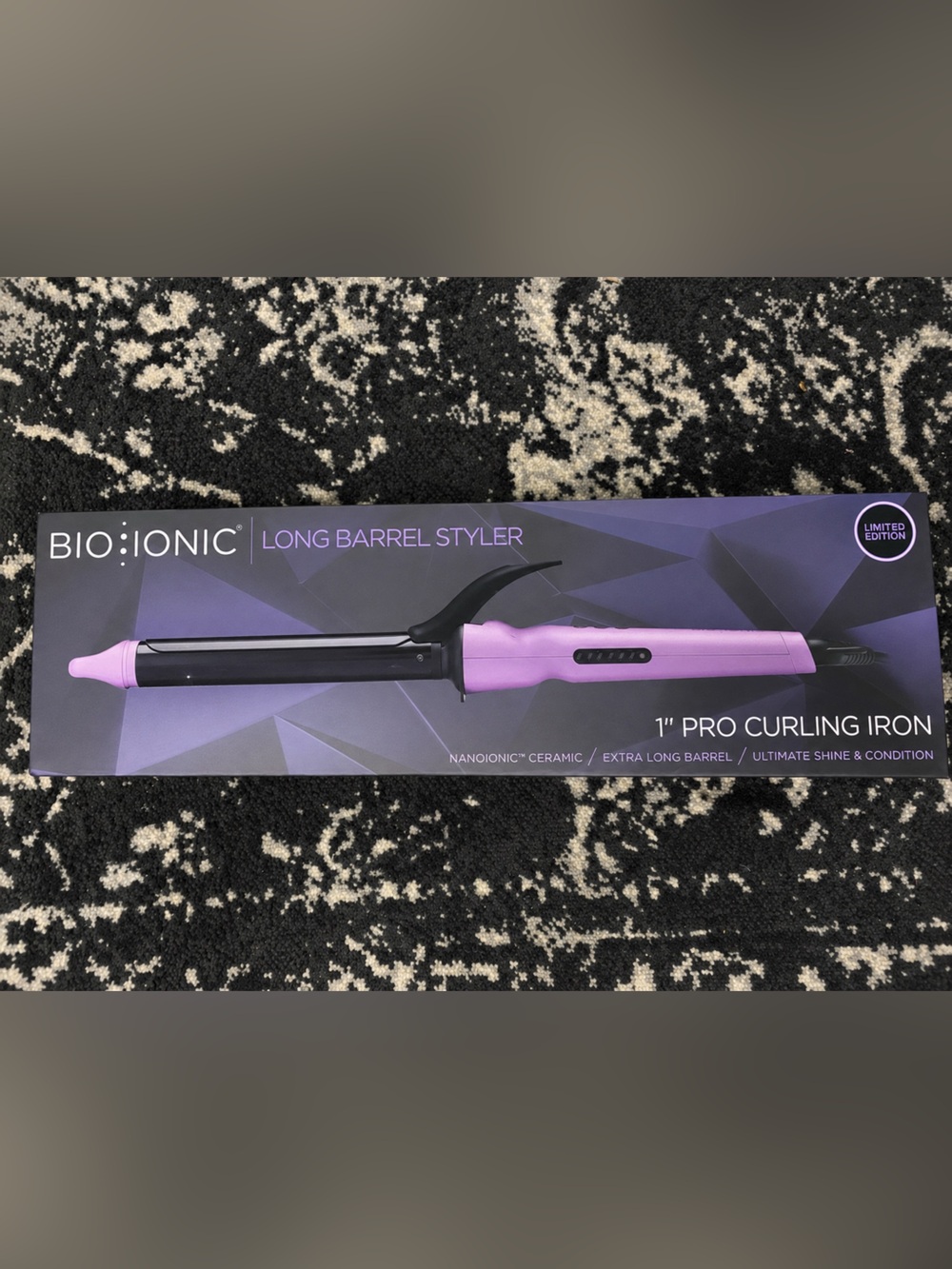 Bio Ionic 1" Pro Curling Iron - Purple Limited Edition
